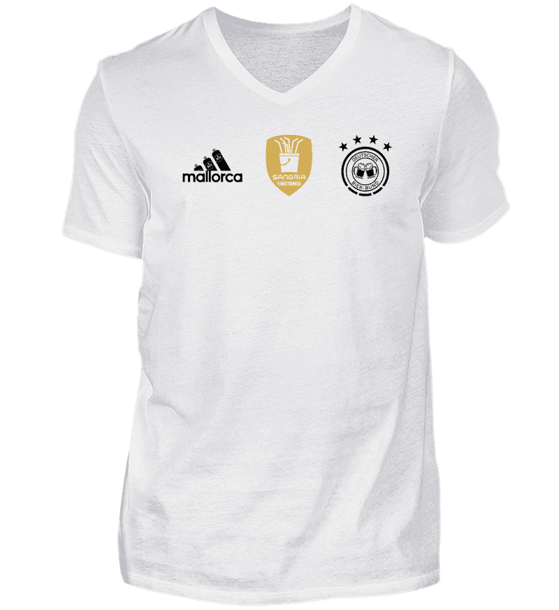 Men T-shirt with V-Neck