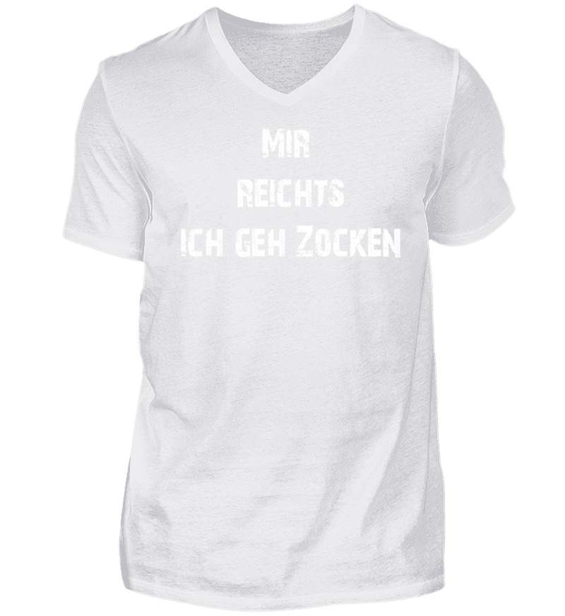 Men T-shirt with V-Neck