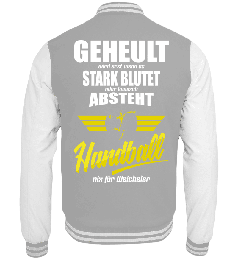 College Jacket with print on the backside
