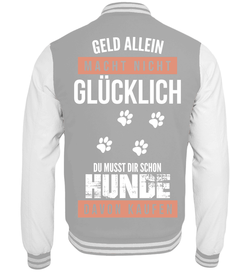 College Jacket with print on the backside