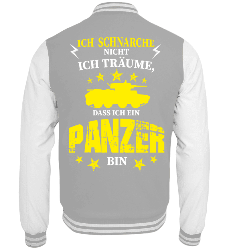 College Jacket with print on the backside