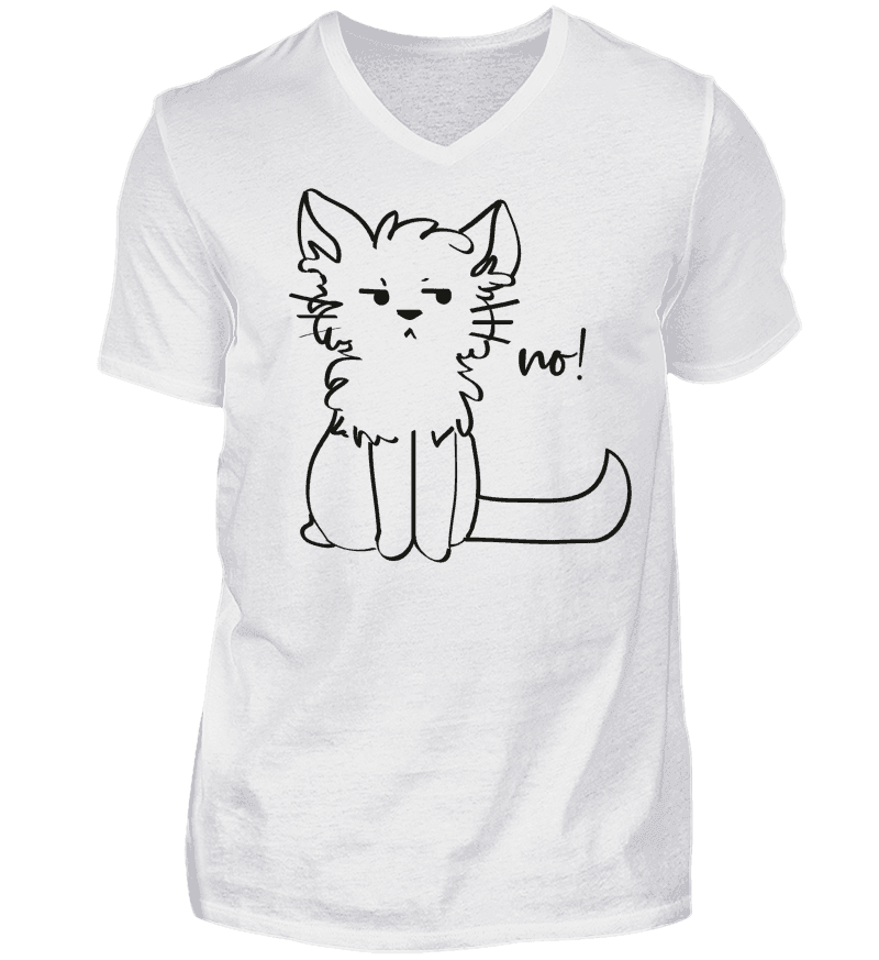 Men T-shirt with V-Neck