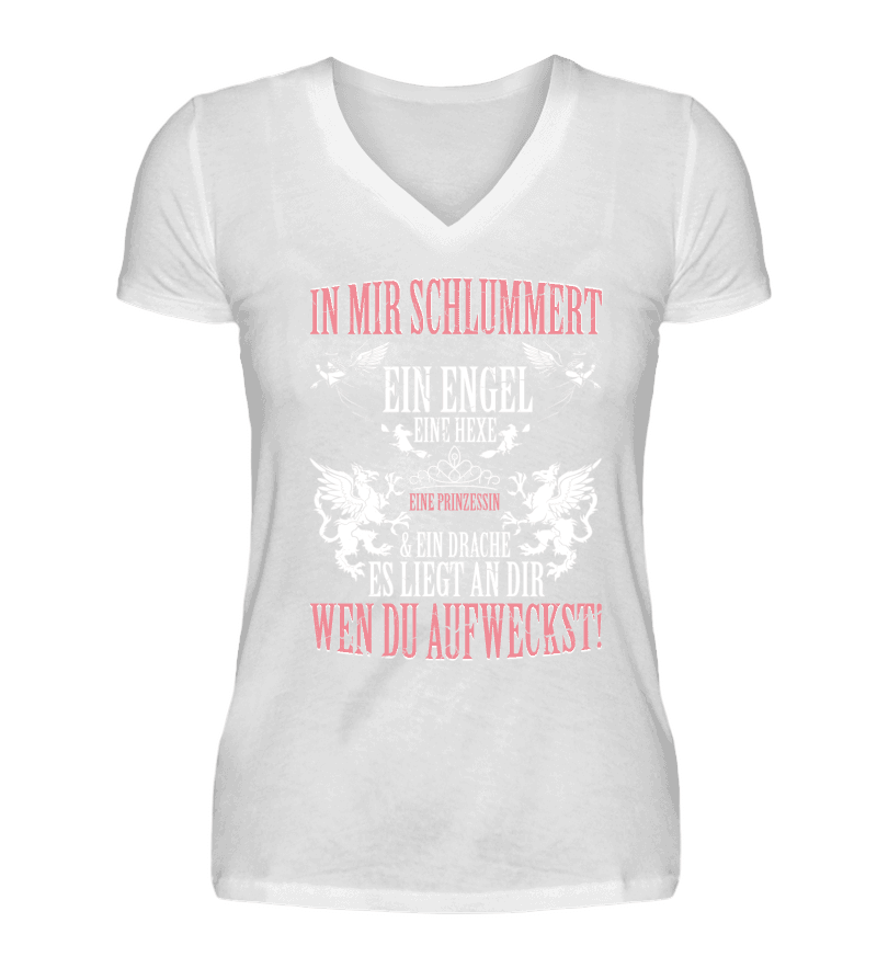 Women T-shirt with V-Neck