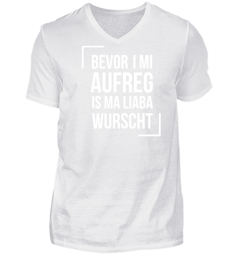 Men T-shirt with V-Neck