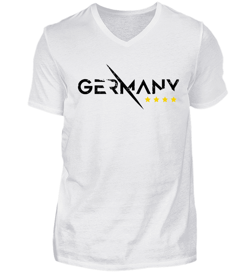 Men T-shirt with V-Neck