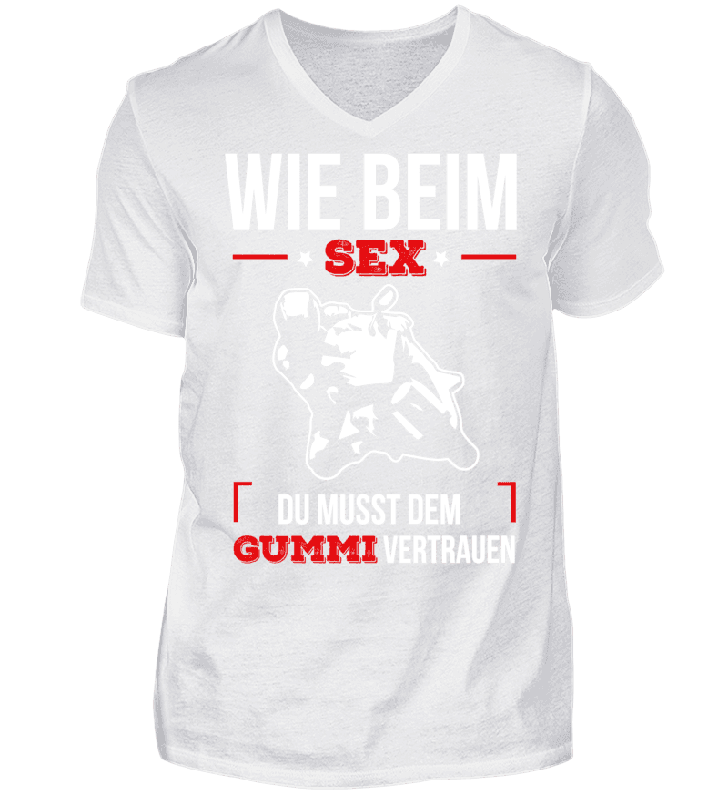 Men T-shirt with V-Neck