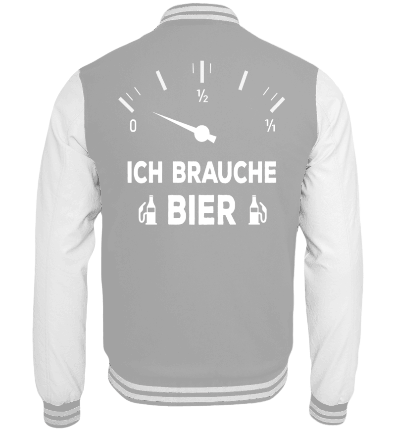 College Jacket with print on the backside
