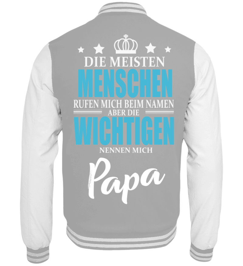 College Jacket with print on the backside