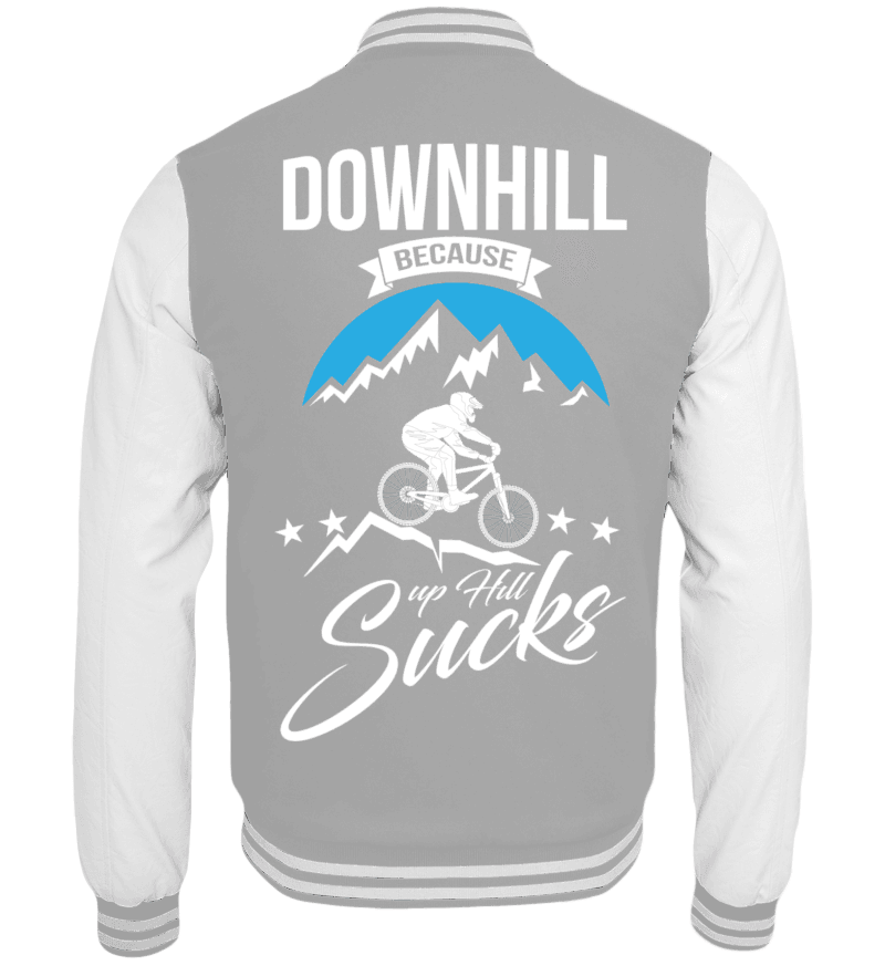 College Jacket with print on the backside