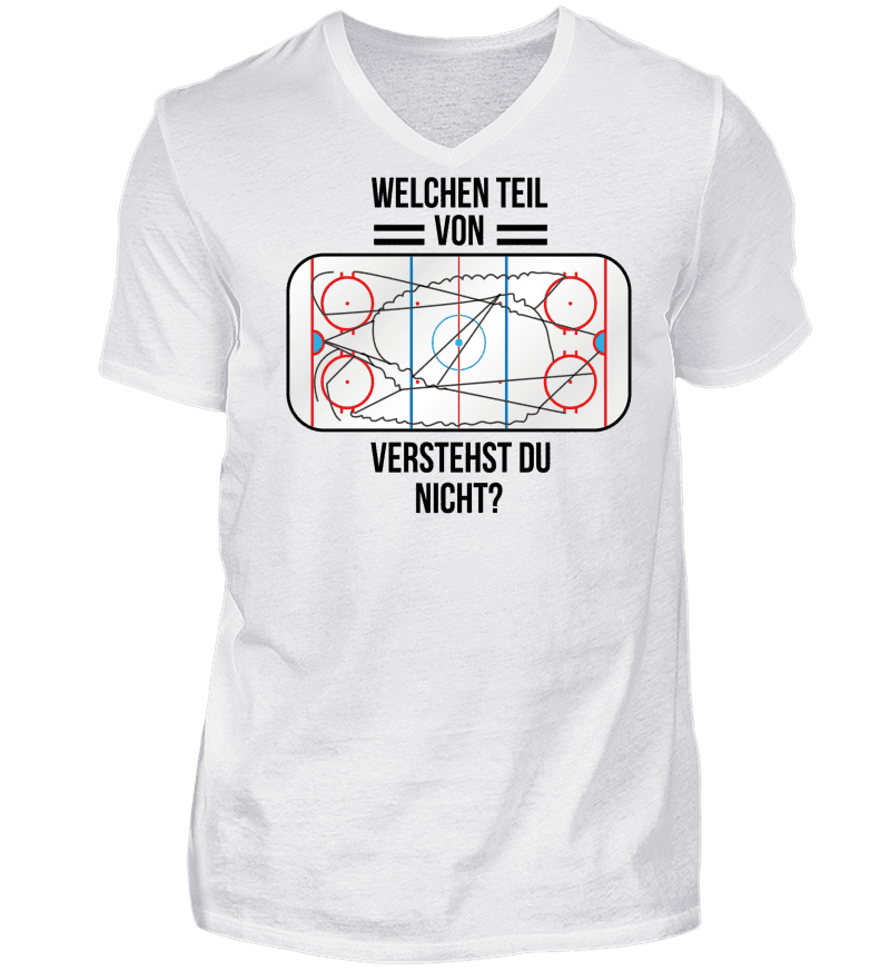Men T-shirt with V-Neck