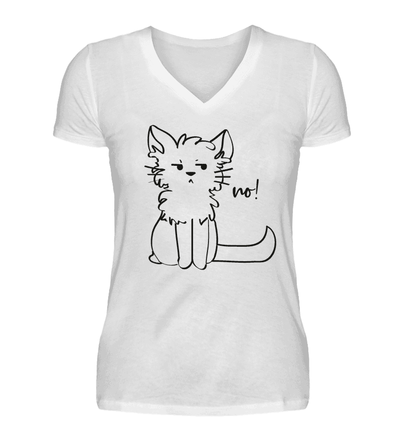 Women T-shirt with V-Neck