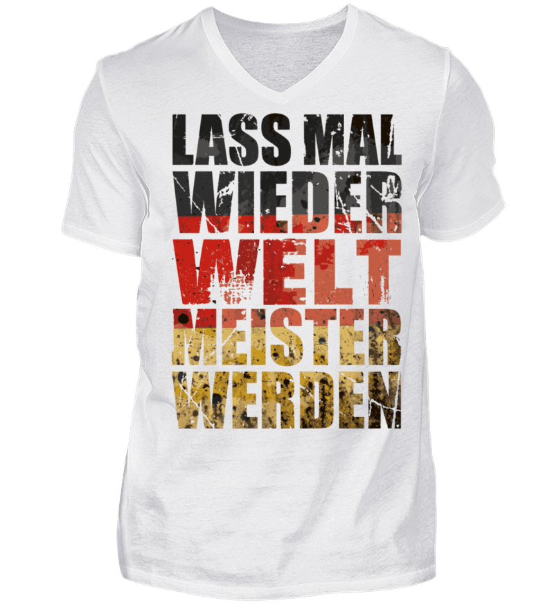 Men T-shirt with V-Neck