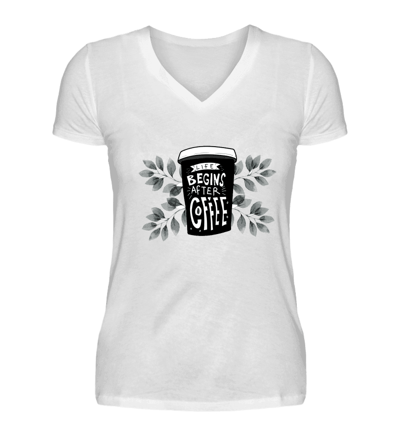 Women T-shirt with V-Neck