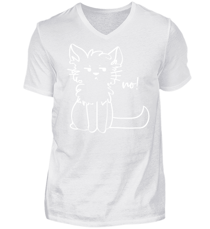 Men T-shirt with V-Neck