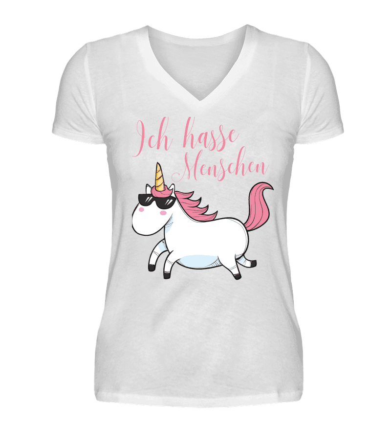 Women T-shirt with V-Neck