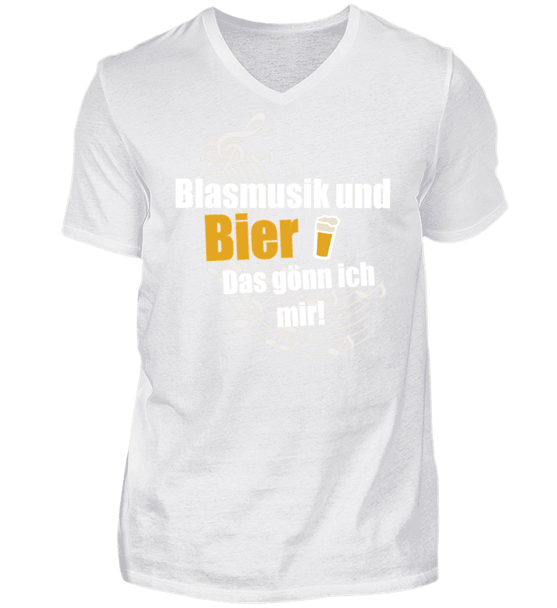 Men T-shirt with V-Neck