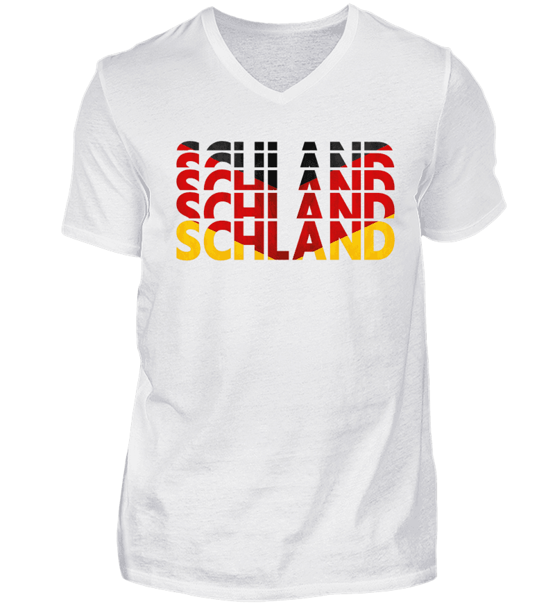 Men T-shirt with V-Neck