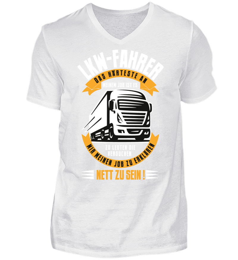 Men T-shirt with V-Neck