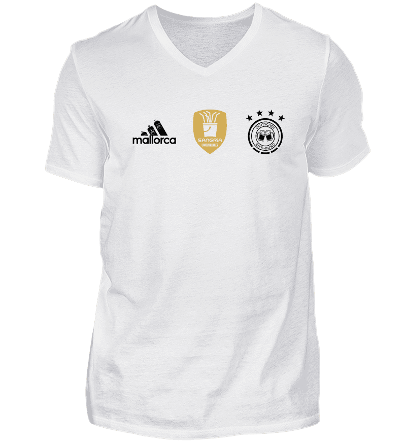 Men T-shirt with V-Neck