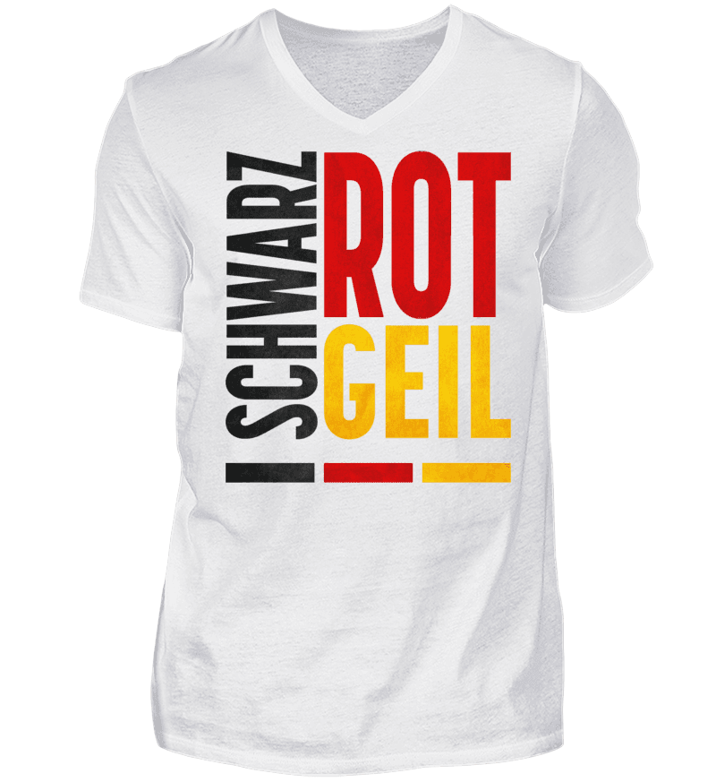 Men T-shirt with V-Neck