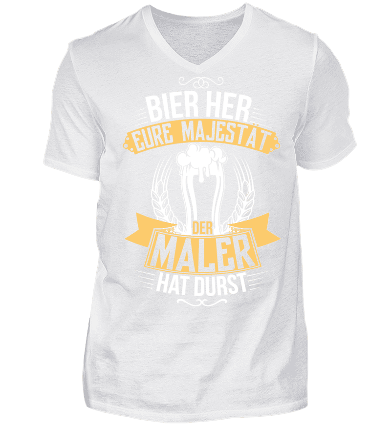 Men T-shirt with V-Neck