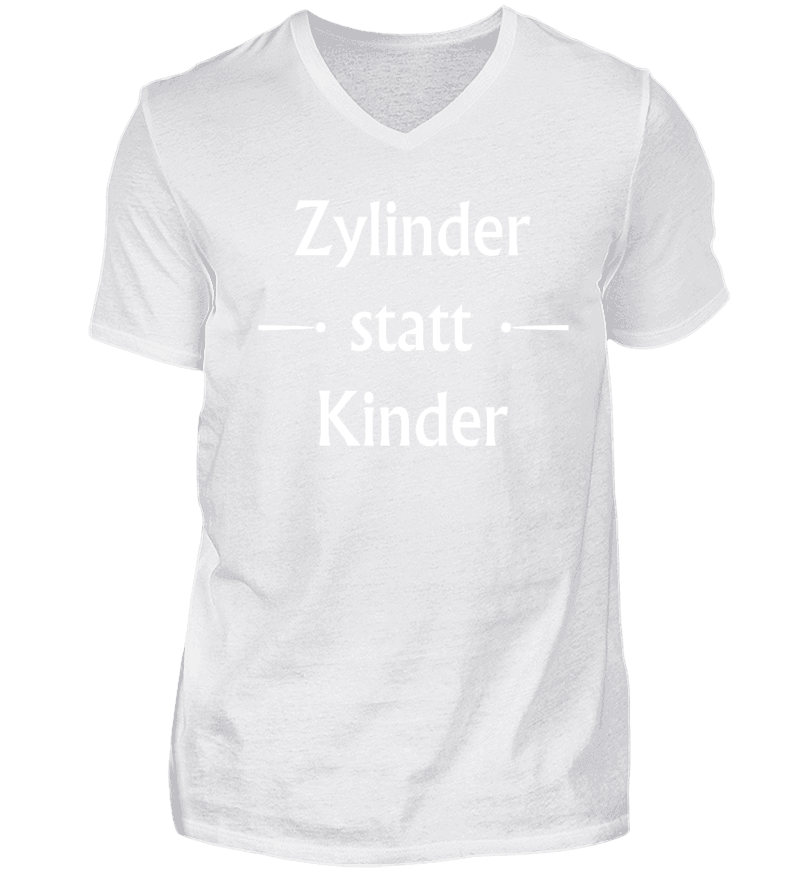 Men T-shirt with V-Neck