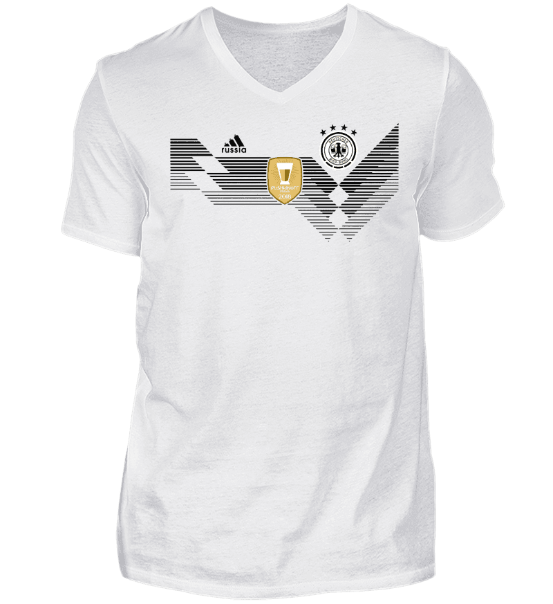 Men T-shirt with V-Neck