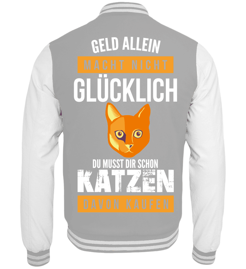 College Jacket with print on the backside