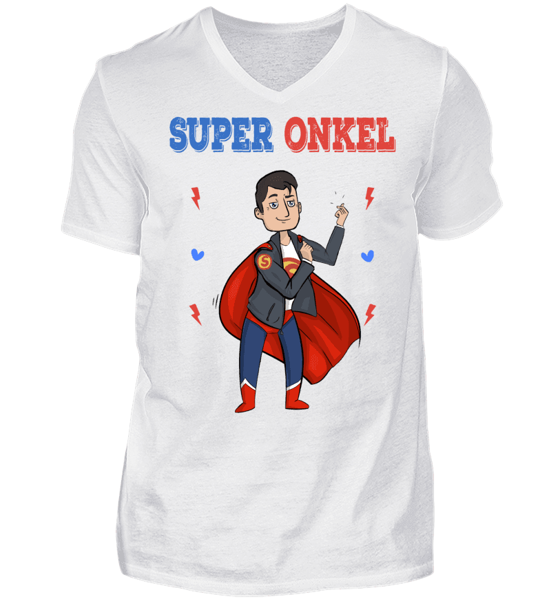 Men T-shirt with V-Neck