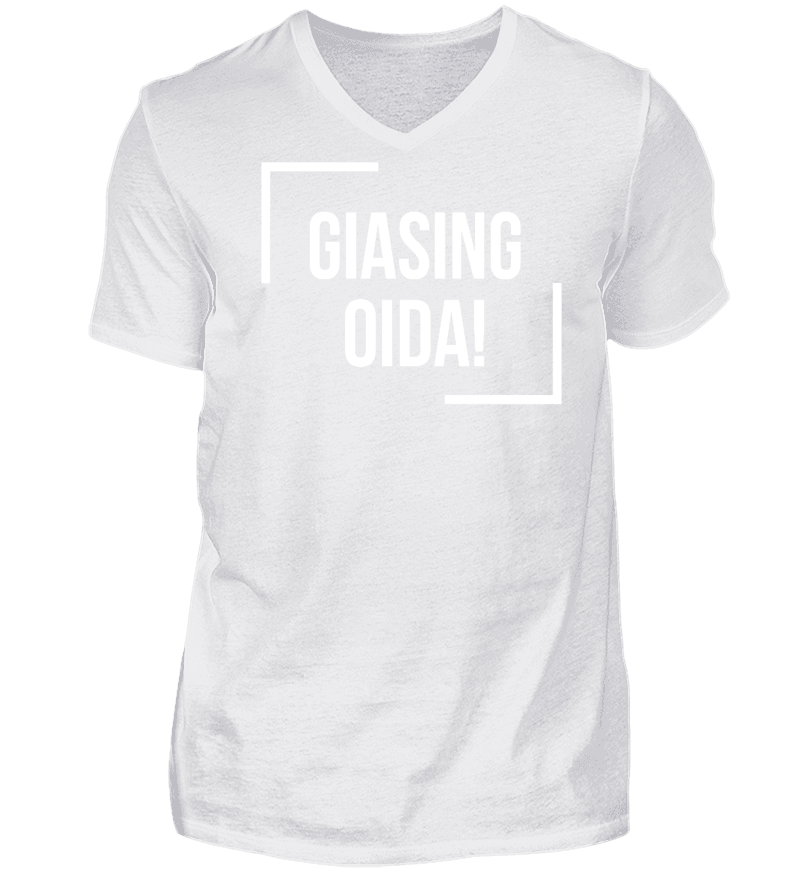 Men T-shirt with V-Neck