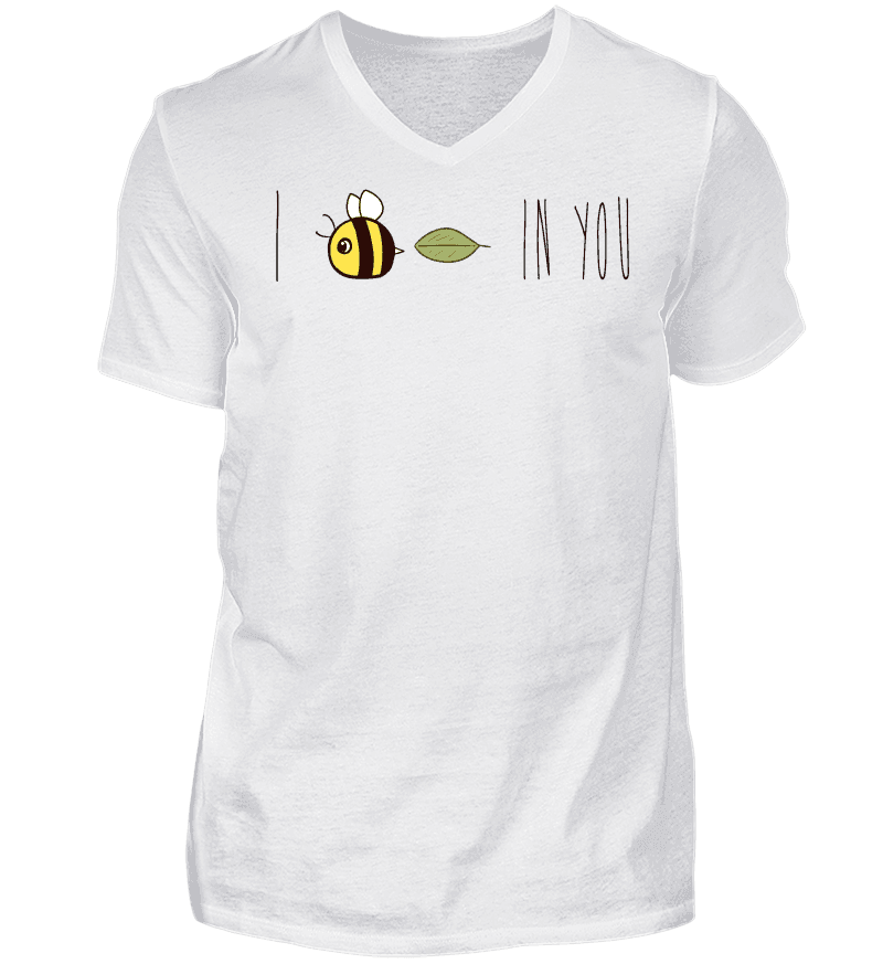 Men T-shirt with V-Neck