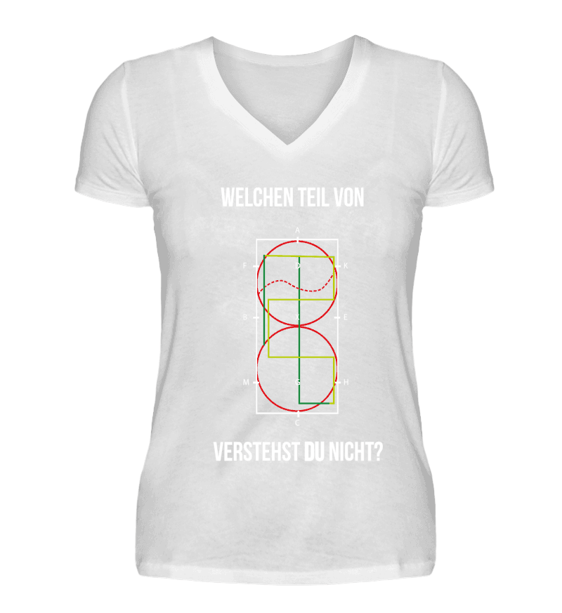 Women T-shirt with V-Neck