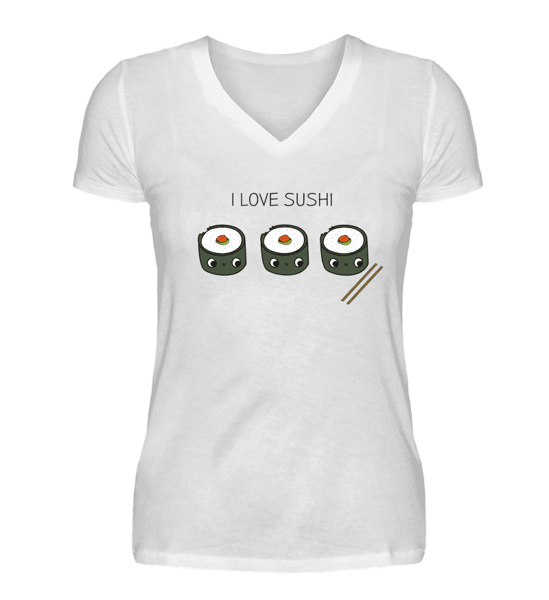 Women T-shirt with V-Neck