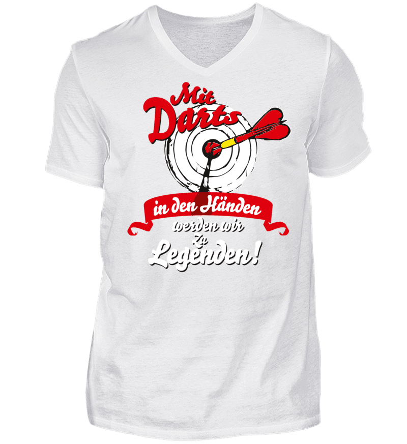 Men T-shirt with V-Neck