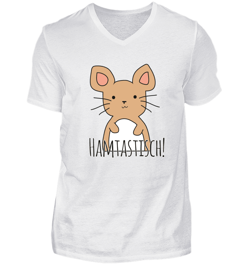 Men T-shirt with V-Neck
