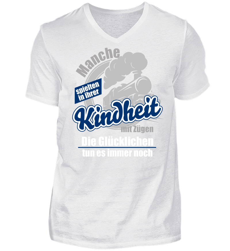 Men T-shirt with V-Neck