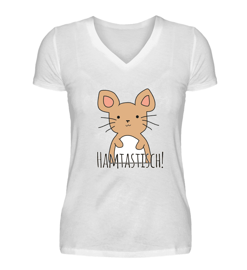 Women T-shirt with V-Neck
