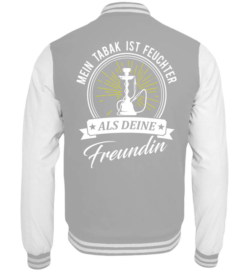 College Jacket with print on the backside