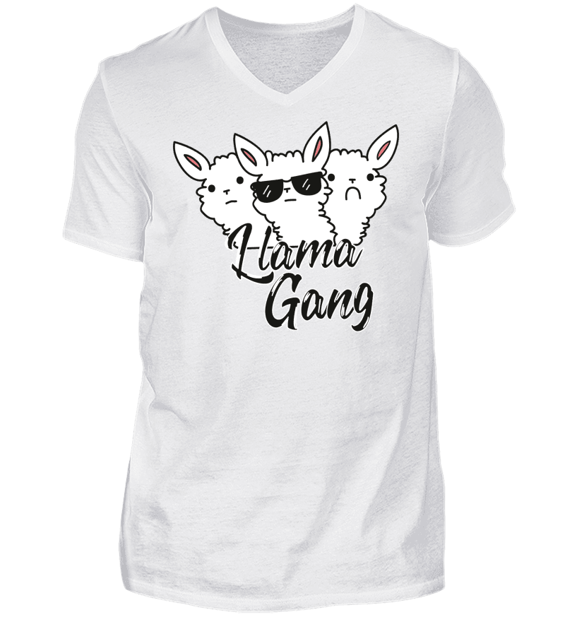 Men T-shirt with V-Neck
