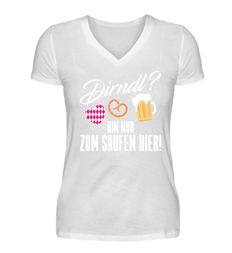 Women T-shirt with V-Neck