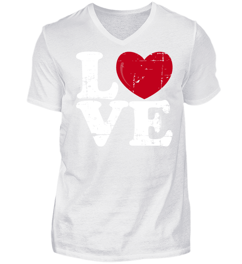 Men T-shirt with V-Neck