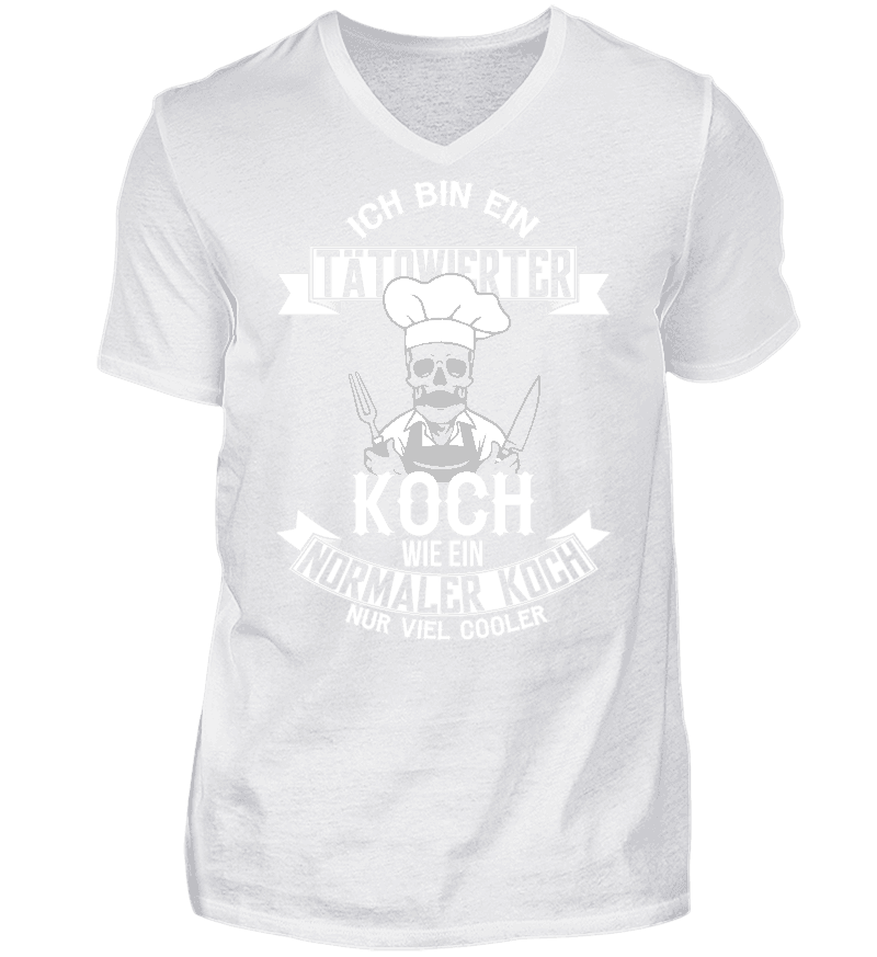 Men T-shirt with V-Neck