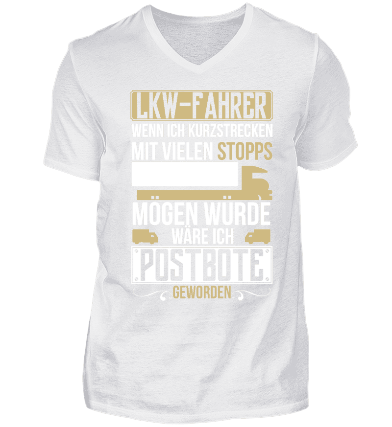 Men T-shirt with V-Neck
