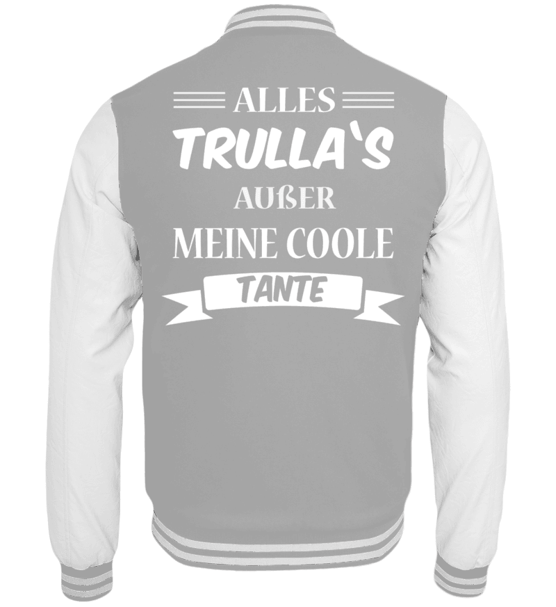 College Jacket with print on the backside