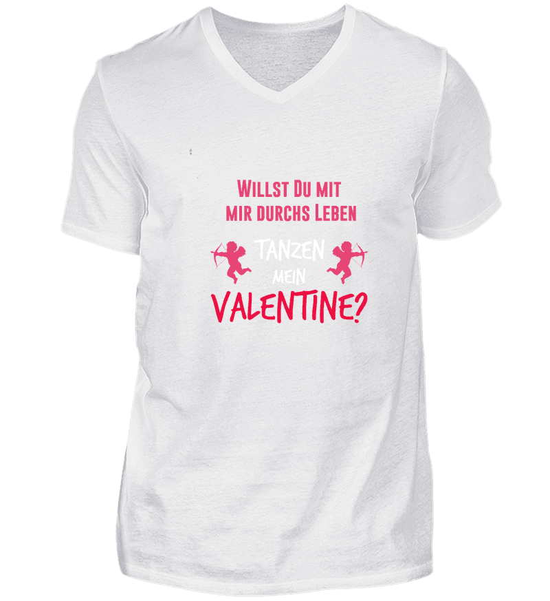 Men T-shirt with V-Neck