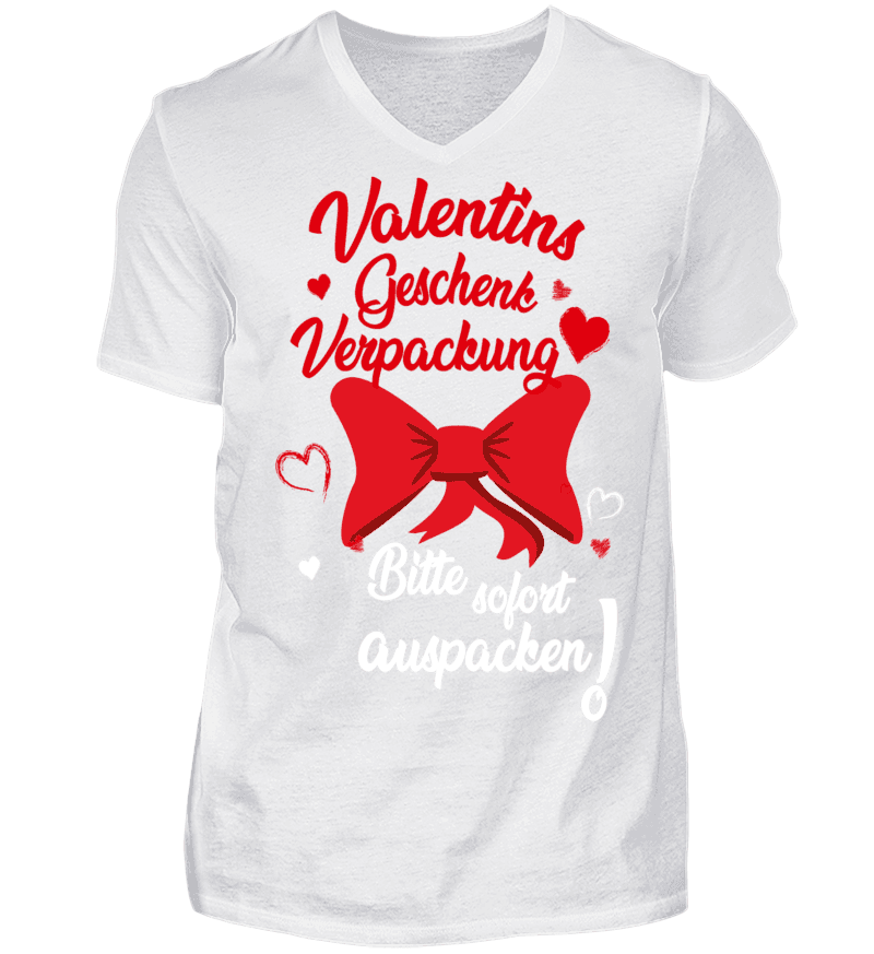 Men T-shirt with V-Neck