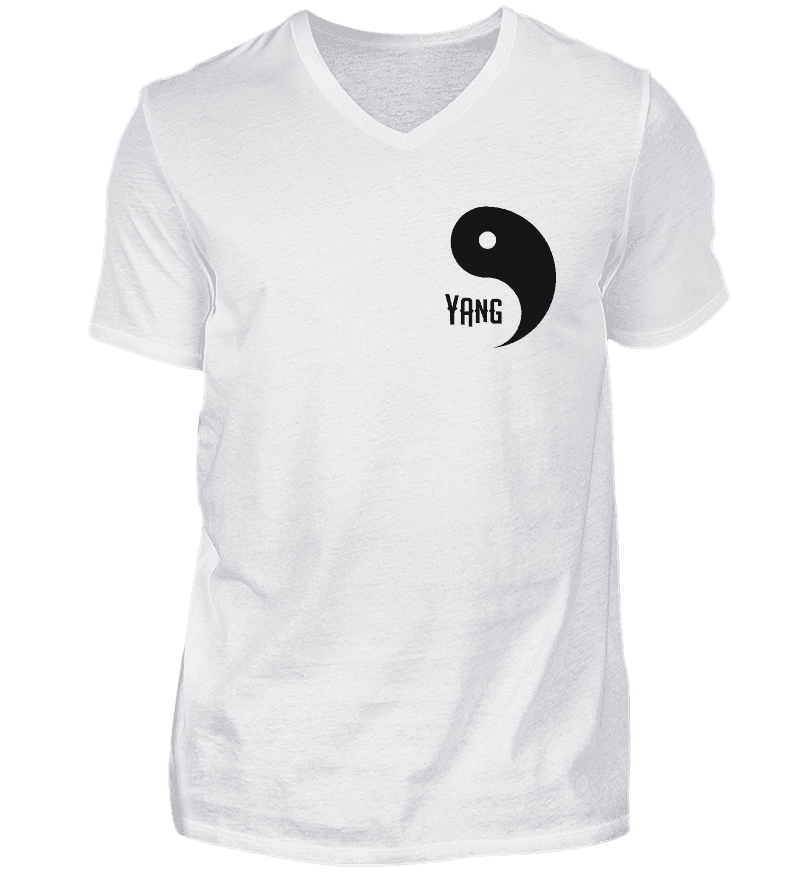Men T-shirt with V-Neck