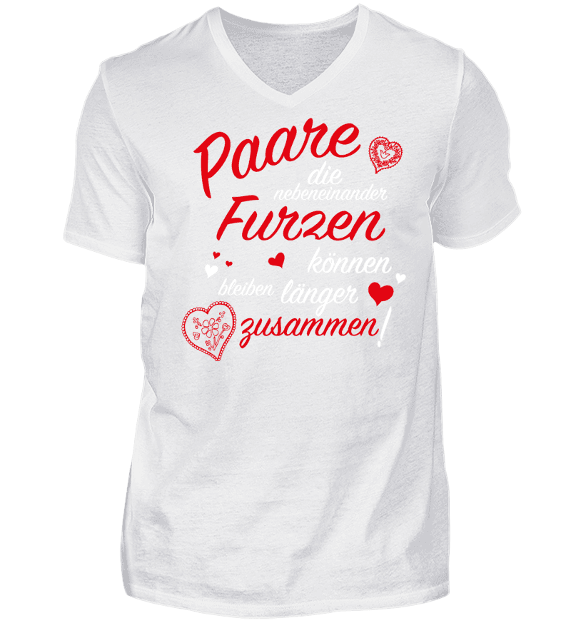 Men T-shirt with V-Neck