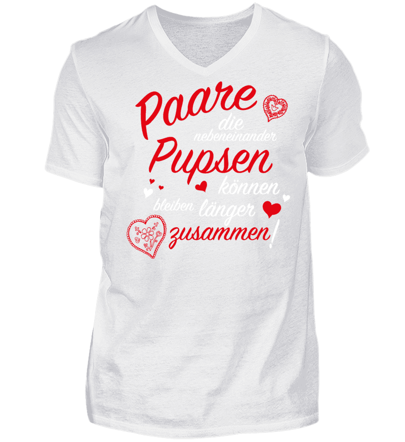 Men T-shirt with V-Neck