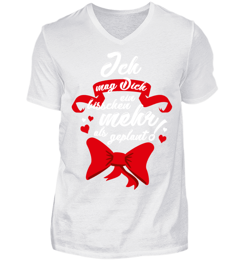 Men T-shirt with V-Neck